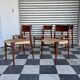 Set of 5 chairs from the 1950s designed by Georg Leowald.