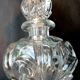 Flacon de parfum cristal Baccara ananas en forme de boule sculptée