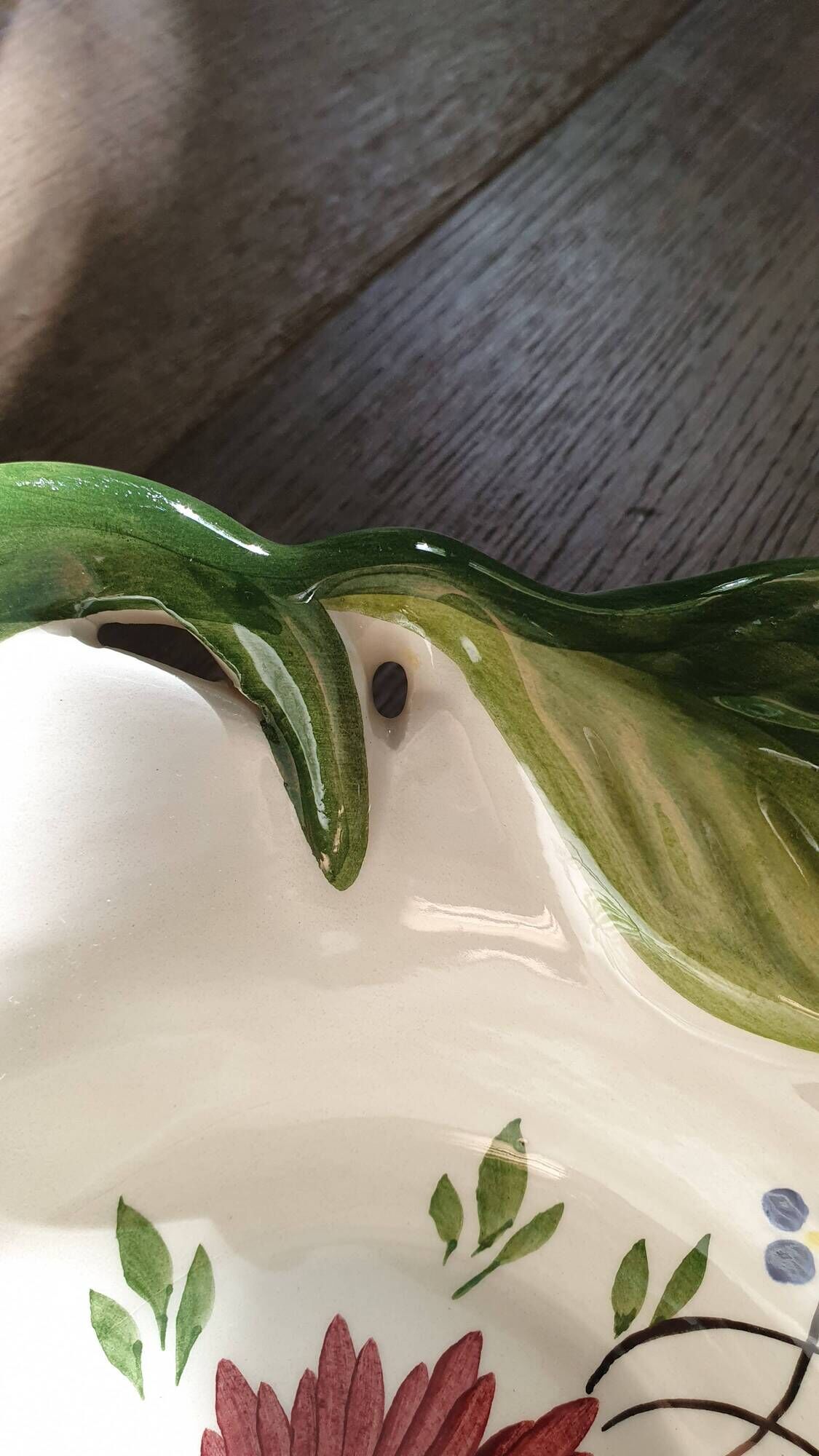 Ceramic decoration plate Pomme Charolles