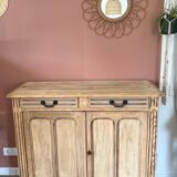 Parisian sideboard in raw wood