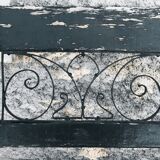 Garden furniture set with 6 chairs, known as Vichy? Art Nouveau 1880?