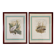 Paire de lithographies originales signées au crayon Gail Denise Darroll