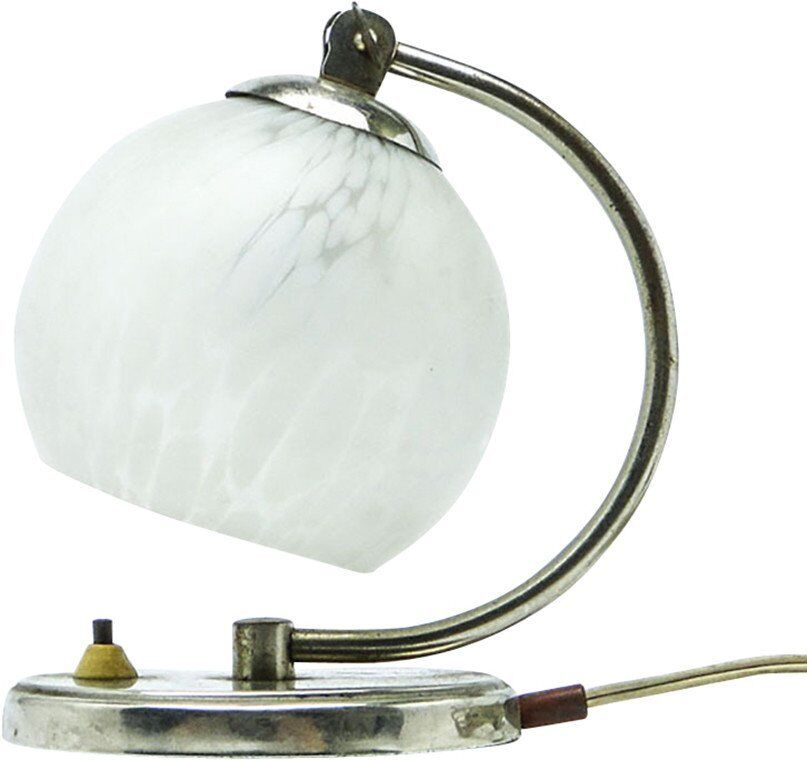 Art Deco bedside lamp from Polam, 1950s