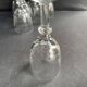 7 port glasses – Blown and cut crystal
