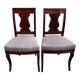 Pair of mahogany chairs circa 1900