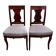 Pair of mahogany chairs circa 1900