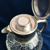 Old crystal orangeade decanter