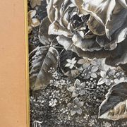 Tableau peinture ancienne roses stauffacher