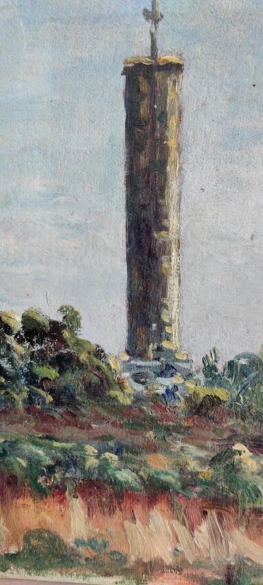 Painting on cardboard signed by Henri Coutant (1868-1935)