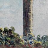 Painting on cardboard signed by Henri Coutant (1868-1935)