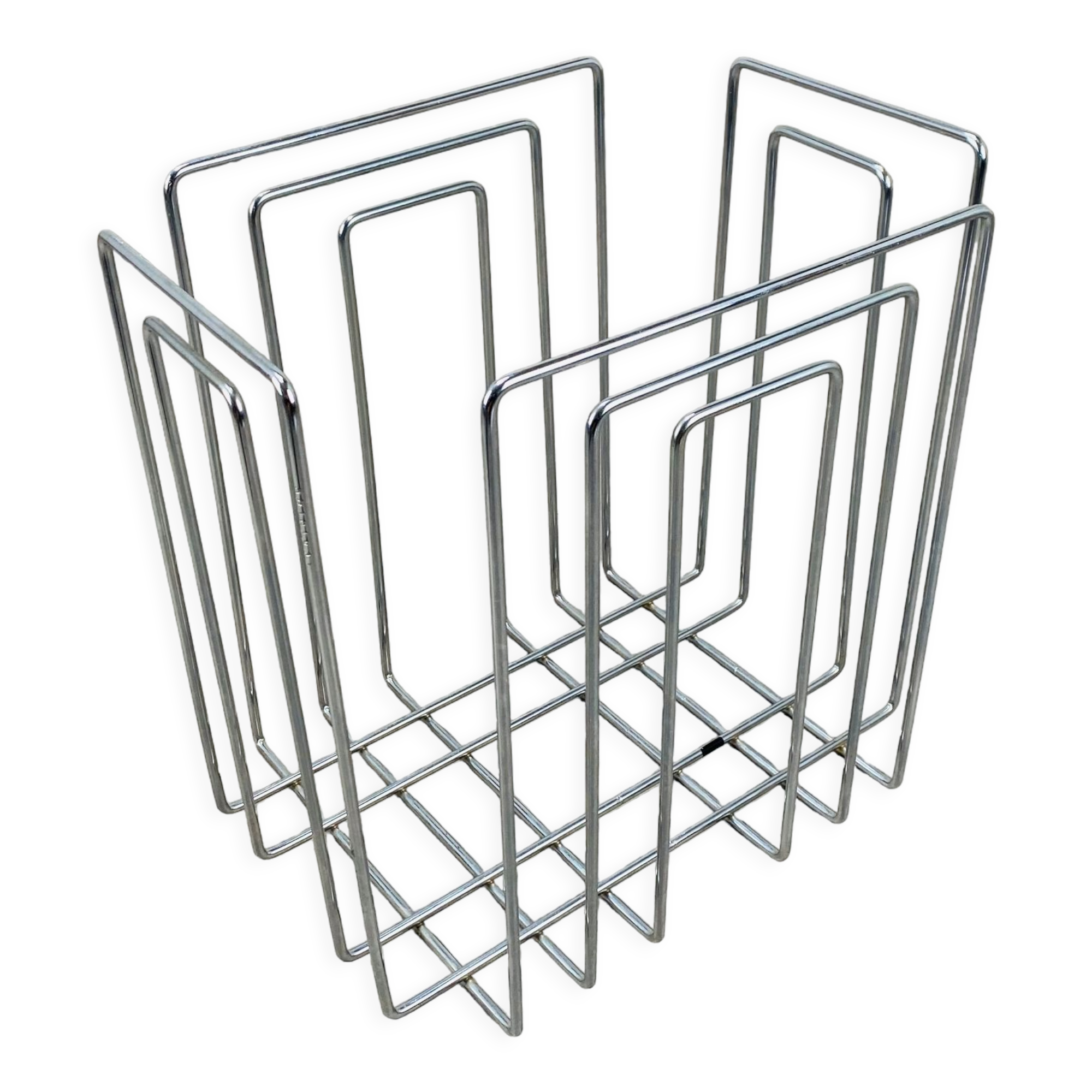 Willi Glaeser chromed metal magazine holder for TMP 80s