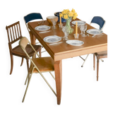 Solid oak table "Atlas"