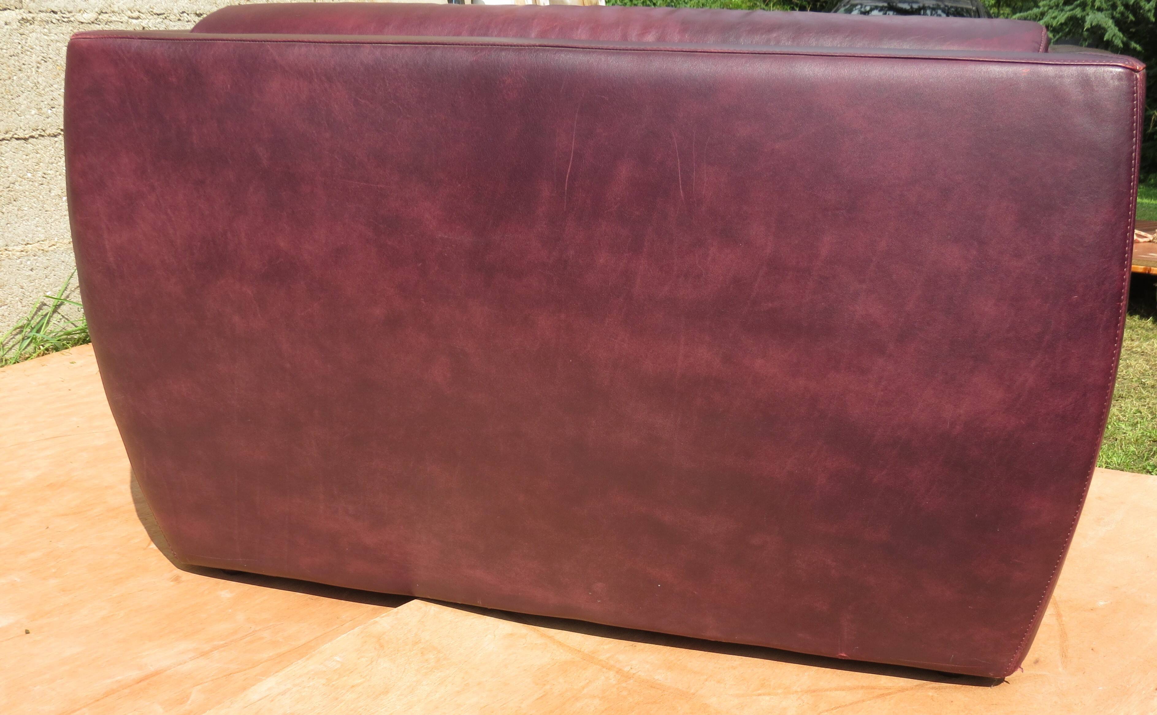 Roche-Bobois love seat sofa