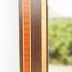 Vintage mirror with wooden frame, painted veneer, imitation marquetry 72x102cm