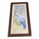 Poster of Marguerite Gamy's Voisin biplane flying over Monte Carlo