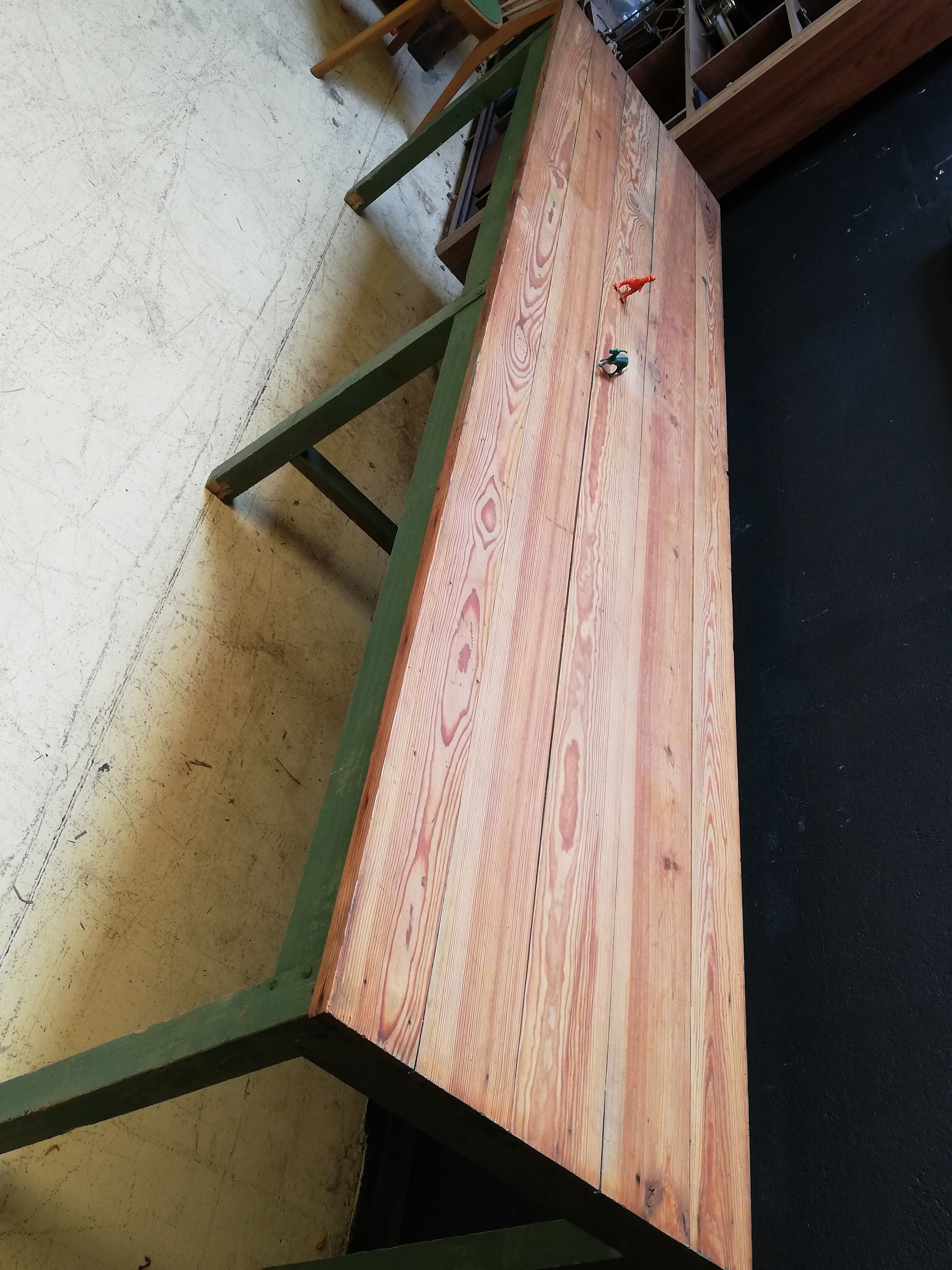 Old draper table 8/10 people, 2,70m