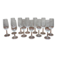Set of champagne flutes
