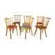 Set of 6 vintage chairs with mismatched bars