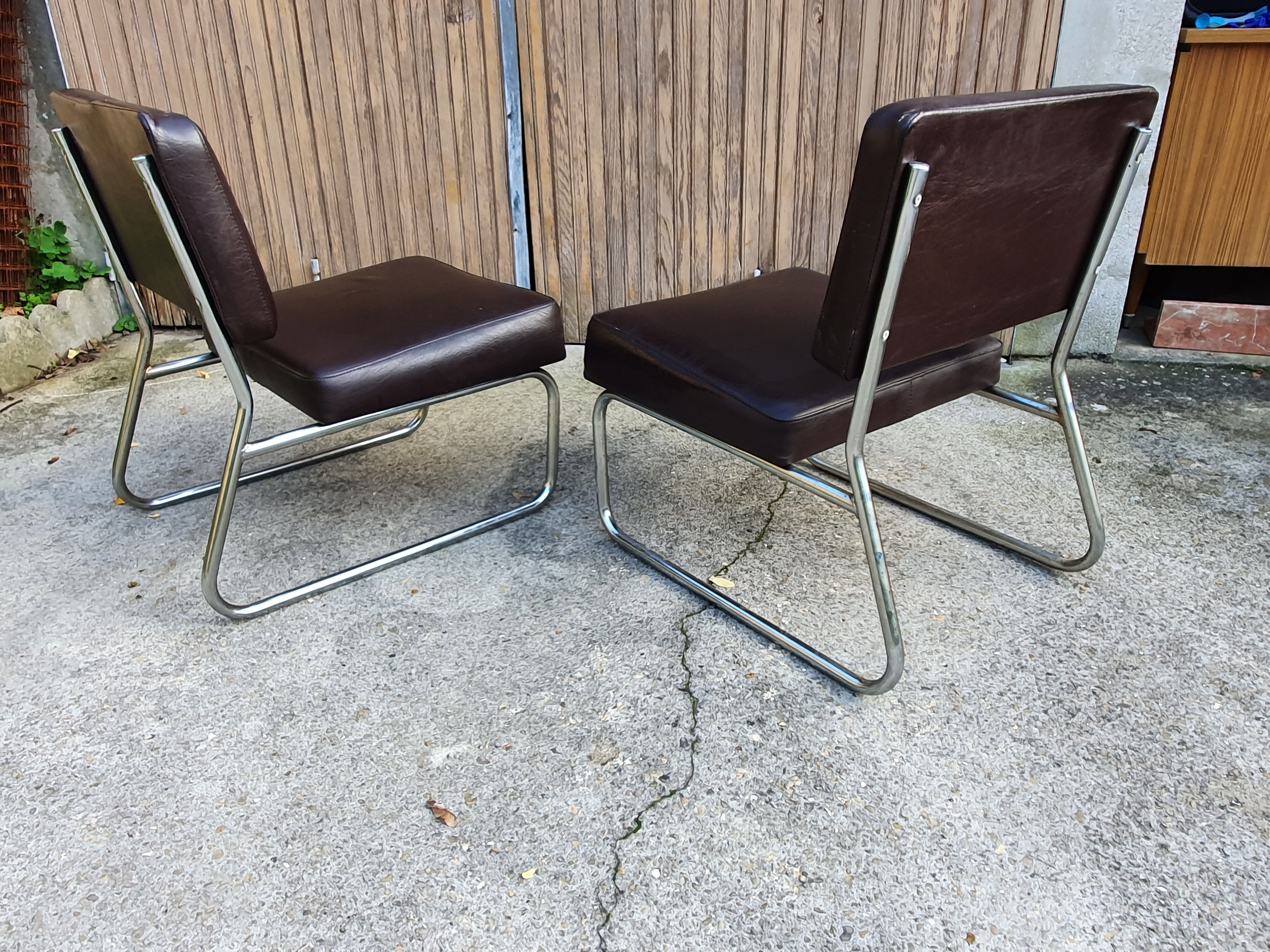 Pair of armchairs 70s