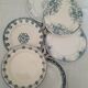 Old plates mismatched iron earth