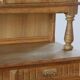 Vintage 1970 Danish Brutalist Light Oak Dining Cabinet, Henning Kjærnulf style