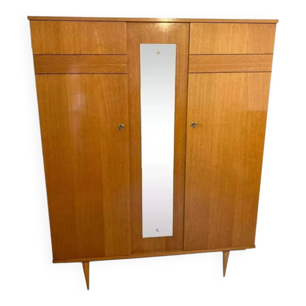 Armoire vintage à double porte des années 60