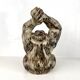 Knud Kjhn stoneware monkey, Royal Copenhagen, 1940s