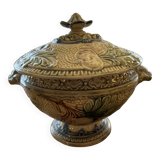 Art Nouveau earthenware soup tureen