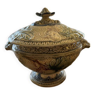 Art Nouveau earthenware soup tureen