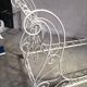 Bed former romantic wrought iron 1900