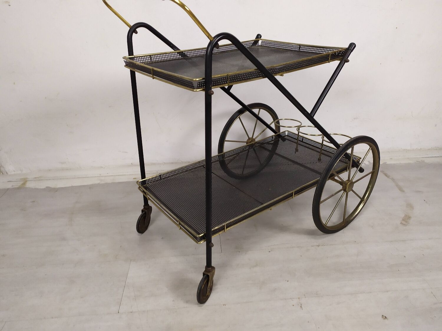 Vintage bar trolley