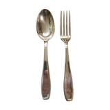 Couverts argent 800 art déco