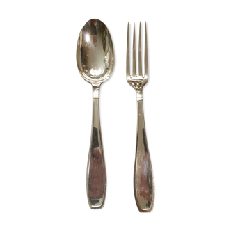 Silver cutlery 800 art deco