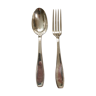 Silver cutlery 800 art deco