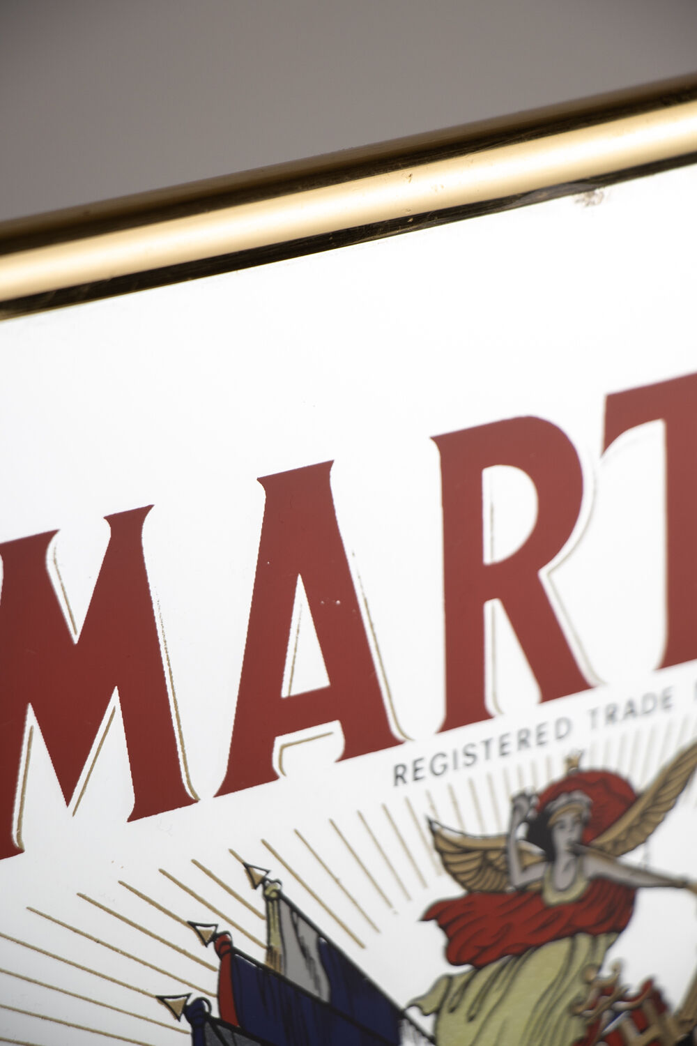 Martini vintage advertising mirror