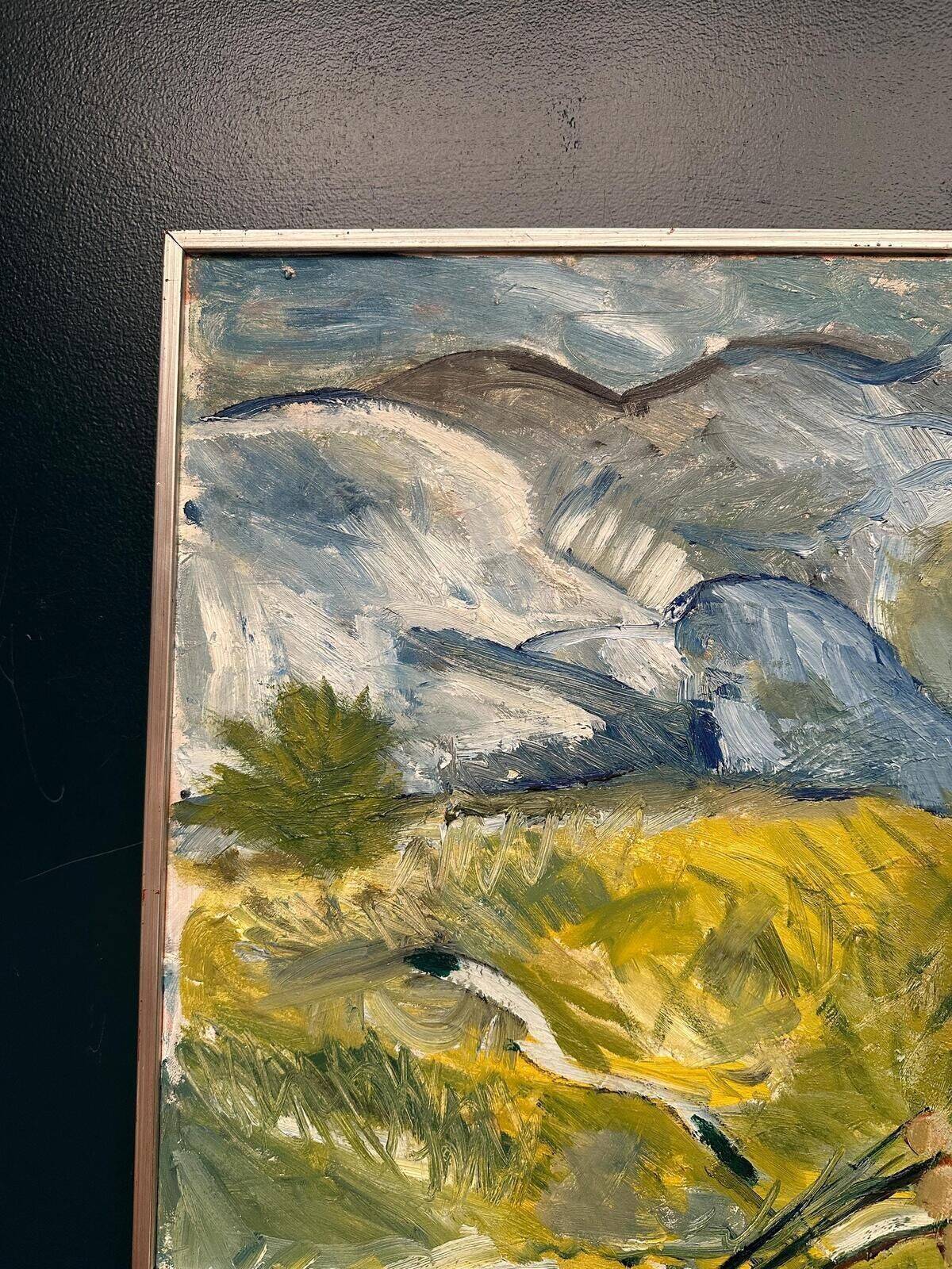 Original Scandinavian Oil On Canvas – “Valleys” By Lars Lindberg