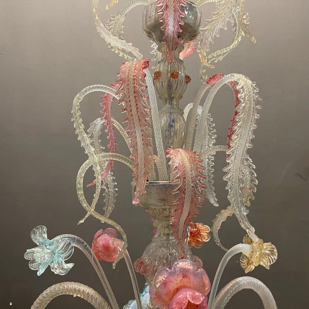 Venetian Chandelier in Murano Glass, 1960s