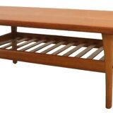 Mid Century teak Salontafel 'Bassen'