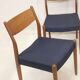 Set de 4 chaises en teck Cees Braakman pour Pastoe 1960.