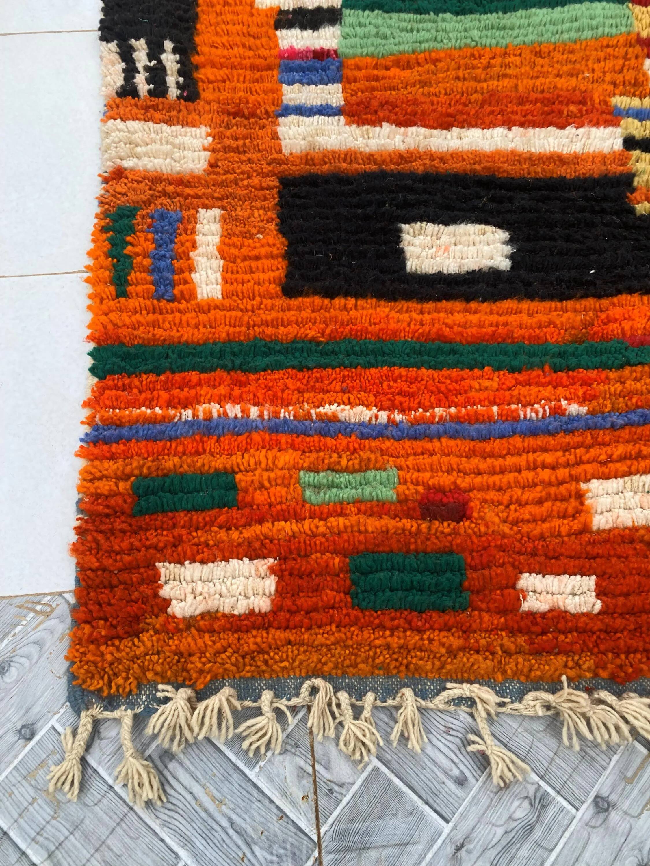 Traditional handmade Moroccan rug 3x2 m