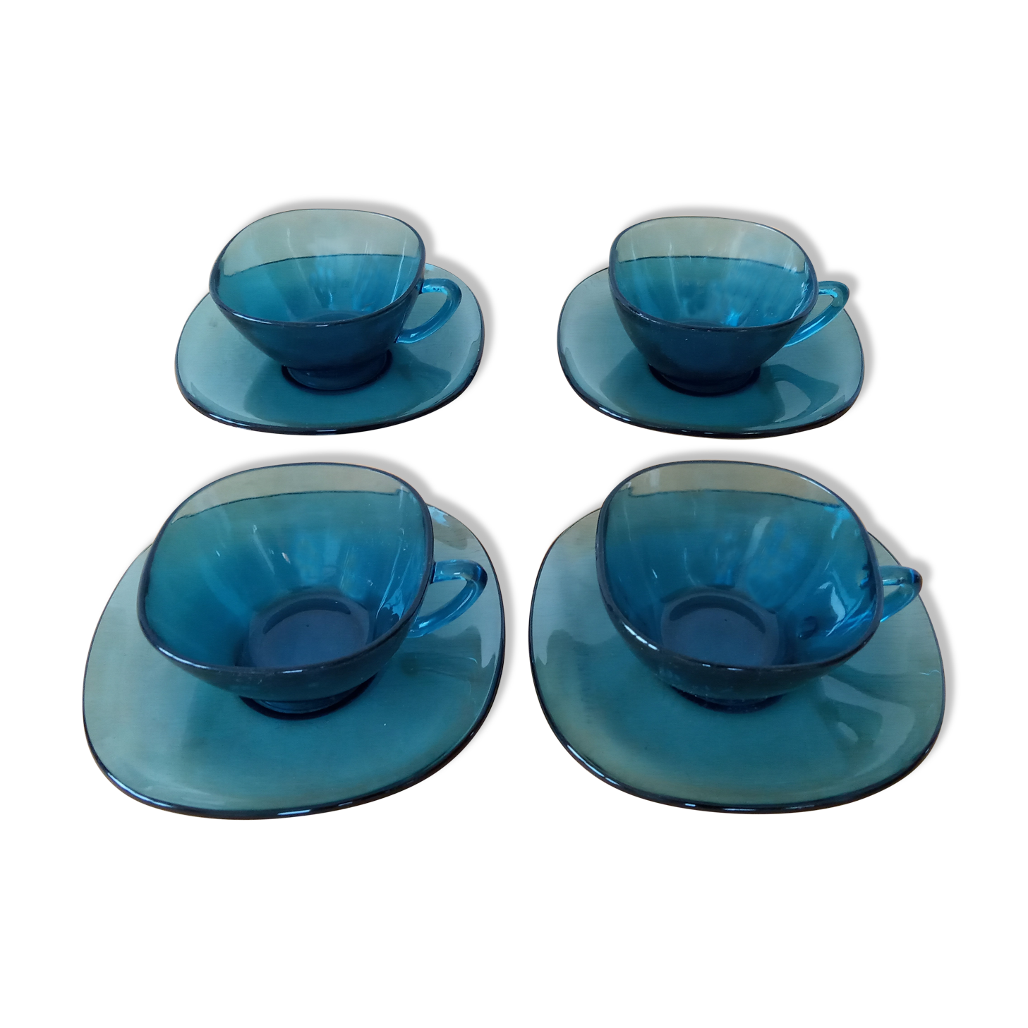 Set of 4 cups Vereco 60s