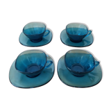 Set of 4 cups Vereco 60s