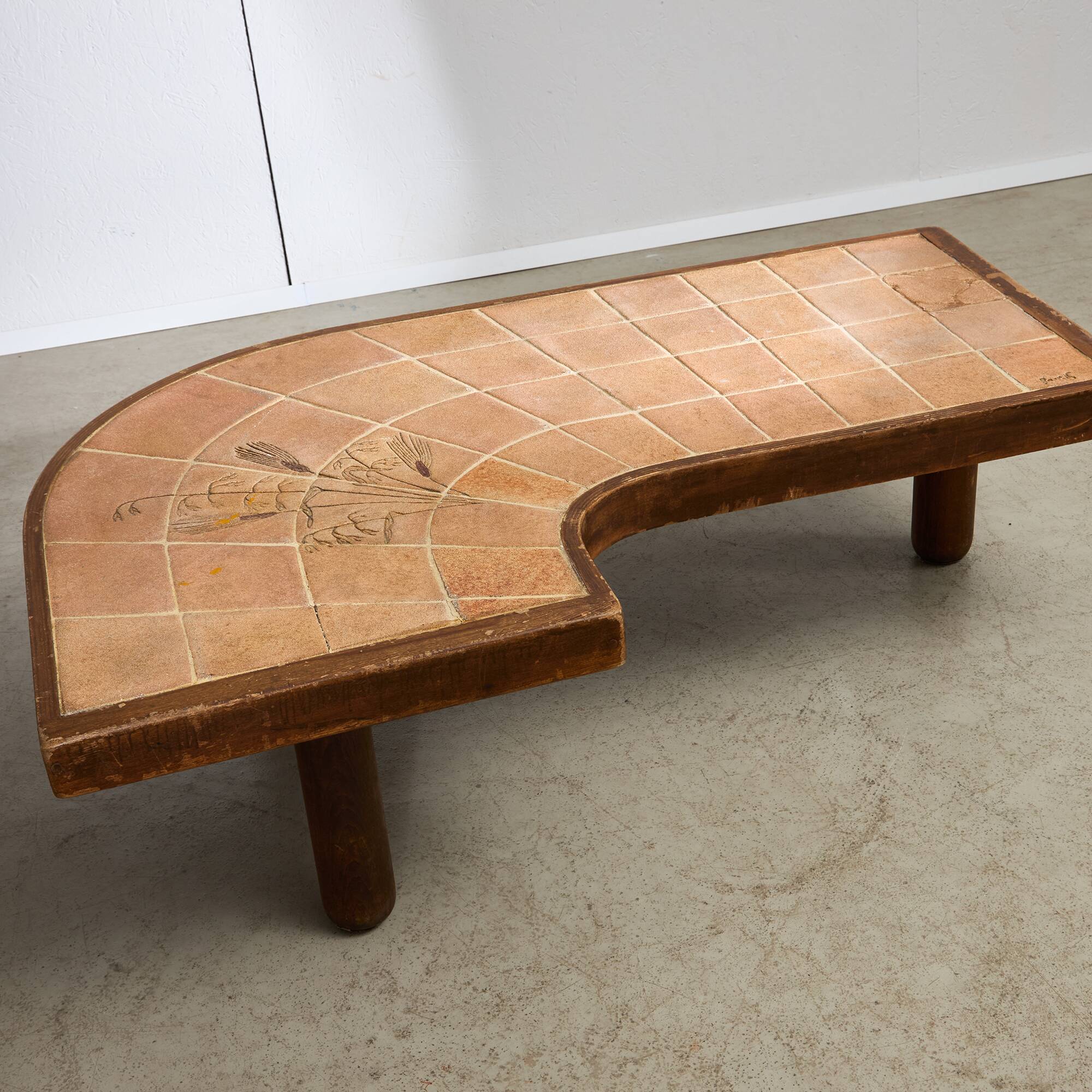 Barrois Ceramic Top Coffee Table in Angle