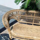 Salon de jardin rotin vintage