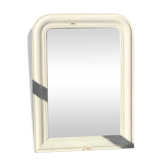 Miroir Louis Philippe blanc - 115 x 75 cm