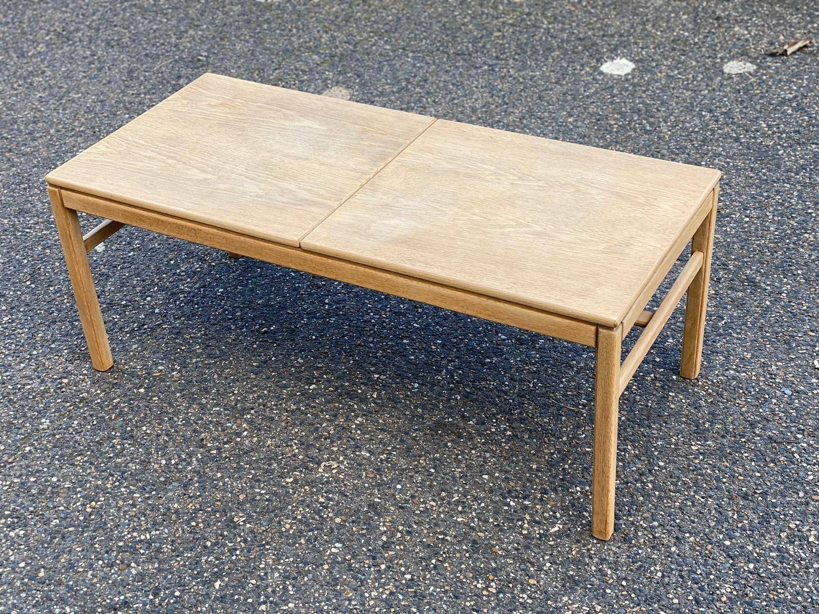 60s Scandinavian Oak Coffee Table "Casino" by Tingströms