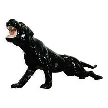 Ceramic black panther from Monaco