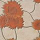 Ceramic coffee table Vallauris "Sunflower" signed Barrois