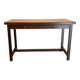 Bureau italien bois et cuir