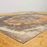 Gangso Scandinavian brutalen coffee table with Poul H. Poulsen Ceramic tiles